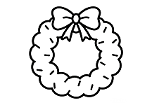 圣诞装饰（蝴蝶结/彩带）