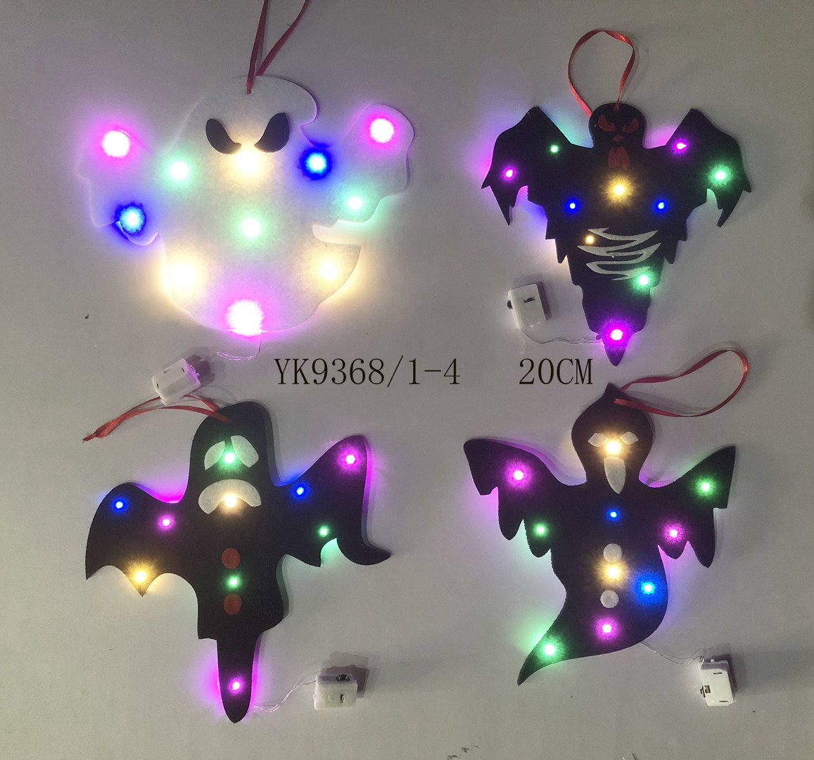 Halloween bat led ornaments-2
