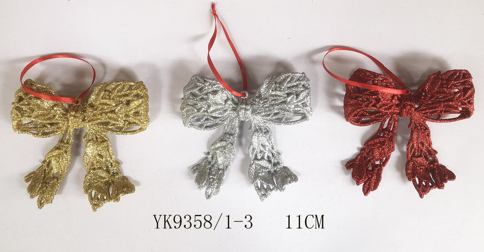 Christmas bowknot ornament