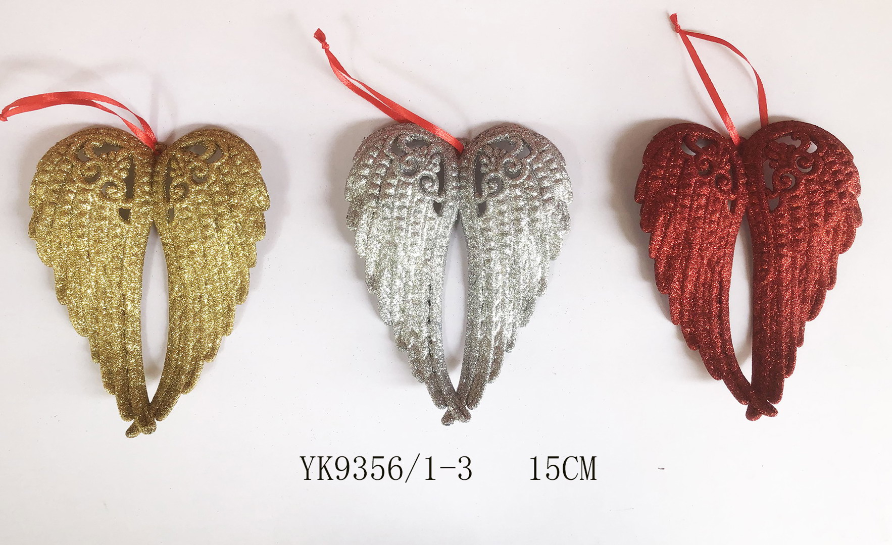 Christmas wing ornament