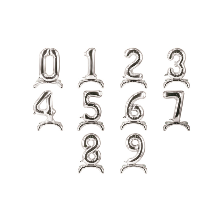 standing number aluminized film balloons2