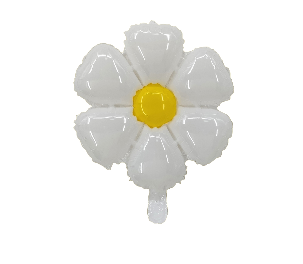 white daisy aluminized film balloons