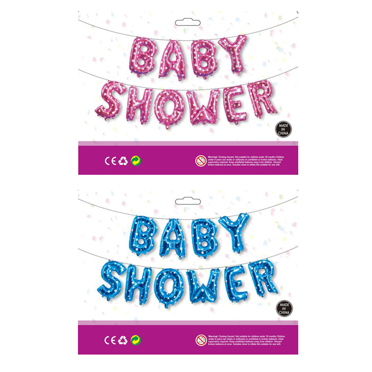 baby shower aluminized film balloons
