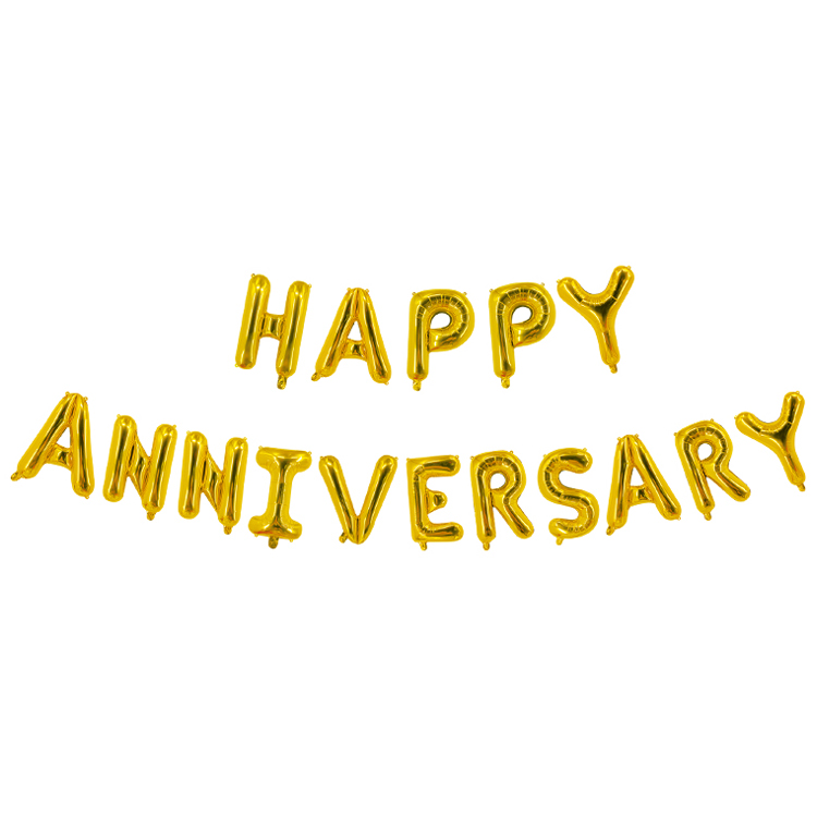 anniversary aluminized film balloons