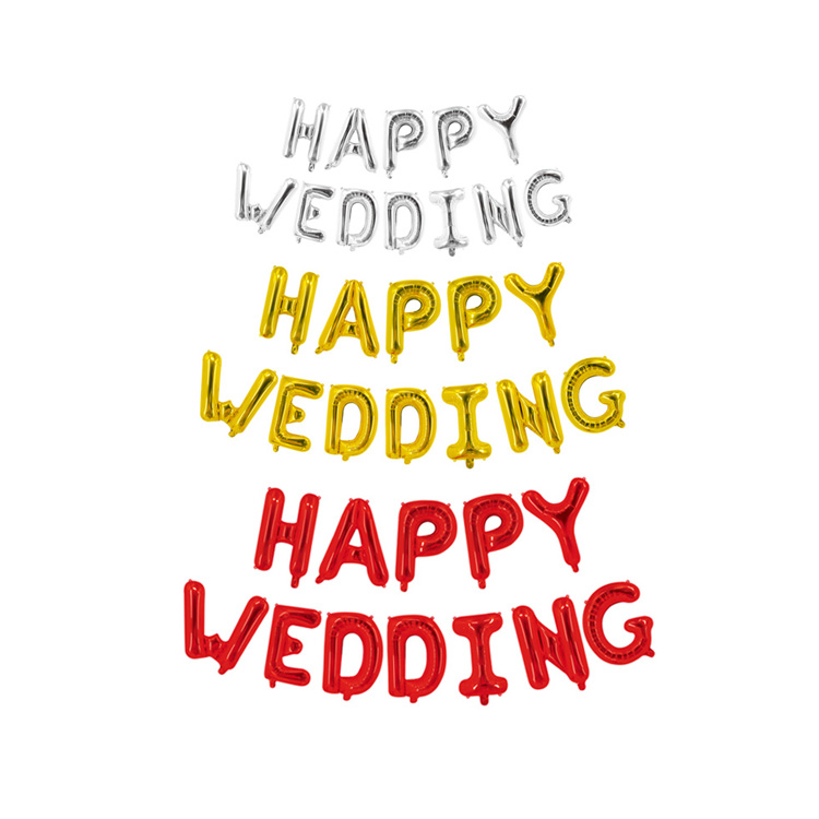 wedding aluminized film balloons