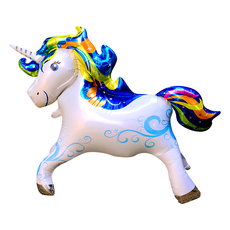 rainbow horse aluminized film balloons