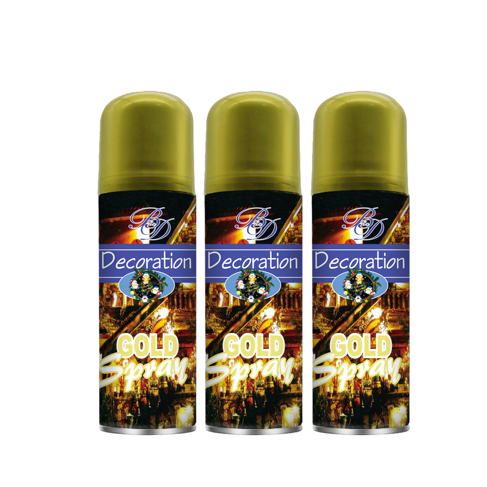 Decorative goldBodySpray