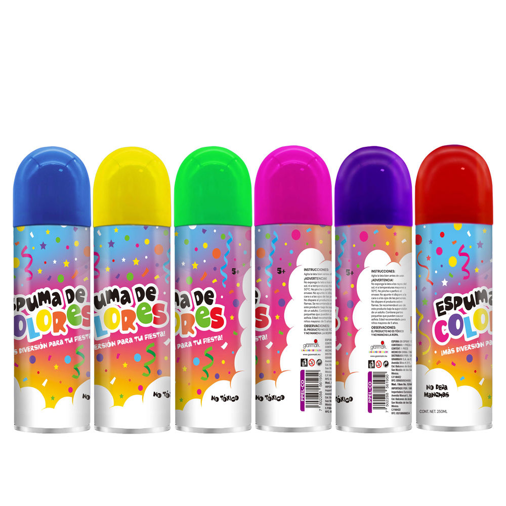 MixedColor  SnowSpray-6Colors